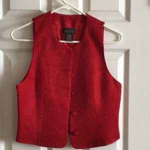 Elegant brocade vest